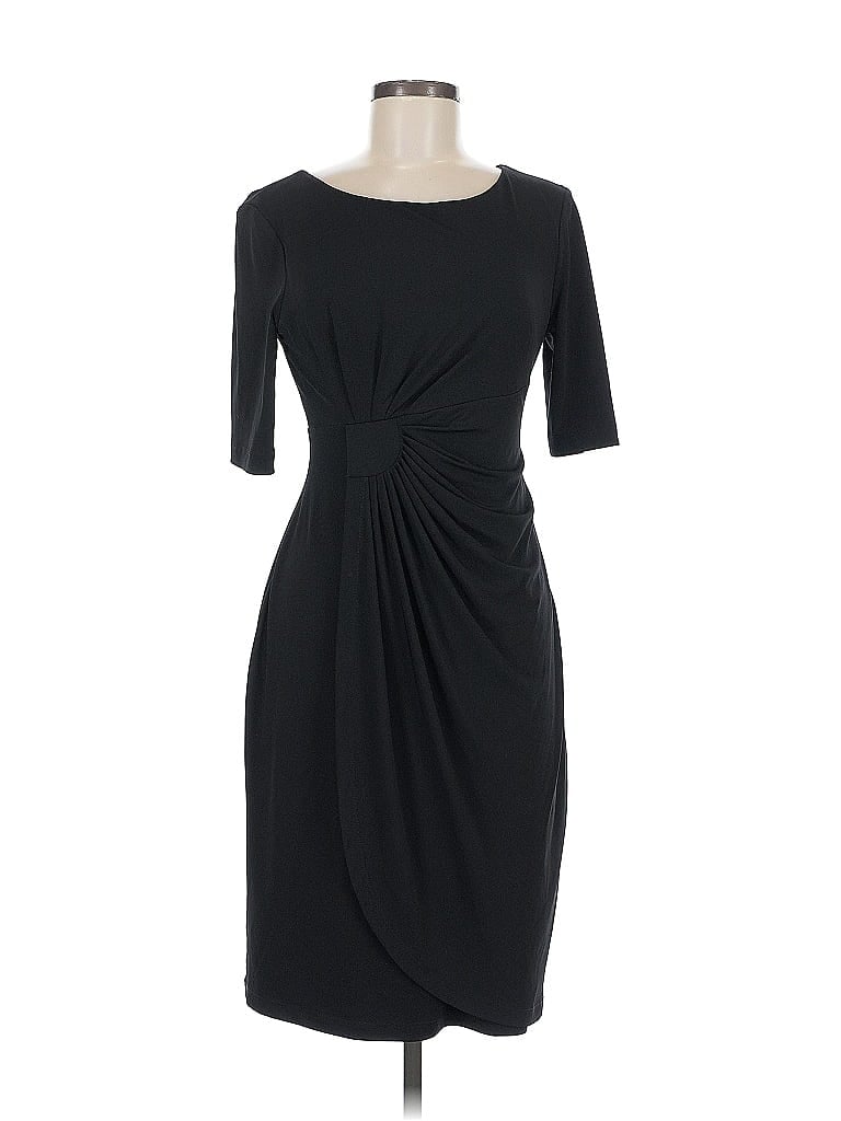 Pre-owned Connected Apparel Cocktail Dress In Black