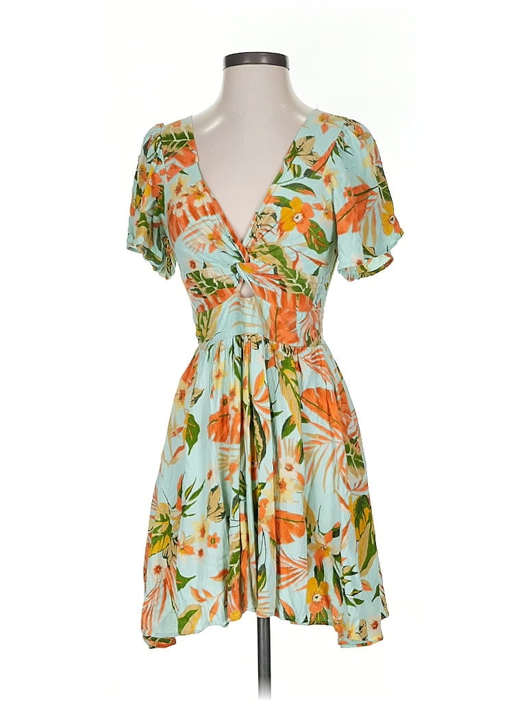 Pre-owned Angie Cocktail Dress In Orange