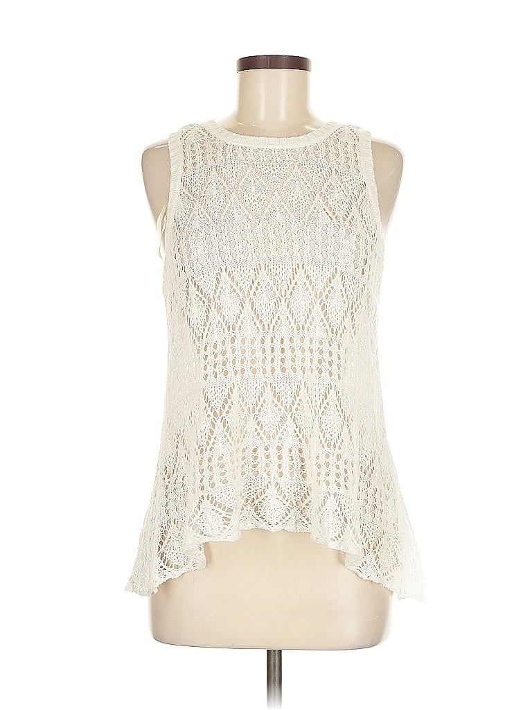 REWIND Pre-owned Sleeveless Blouse In White