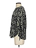 MICHAEL Michael Kors Paisley Black 3/4 Sleeve Blouse Size S - photo 5
