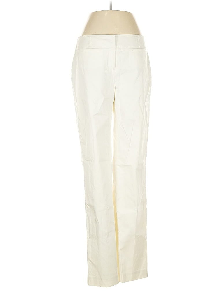 Pre-owned Ann Taylor Loft Dress Pants In White