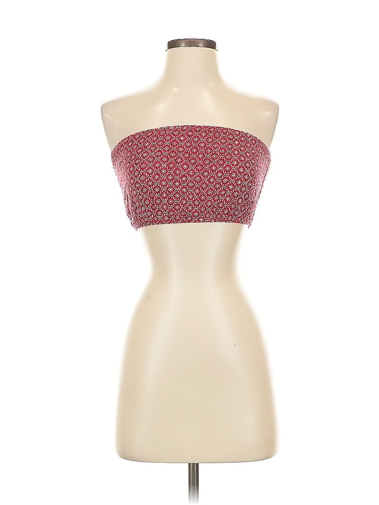 Pre-owned Urban Renewal Tube Top Red Strapless Neckline Tops