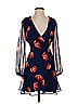 All in Favor 100% Polyester Blue Kimono Size S - photo 1