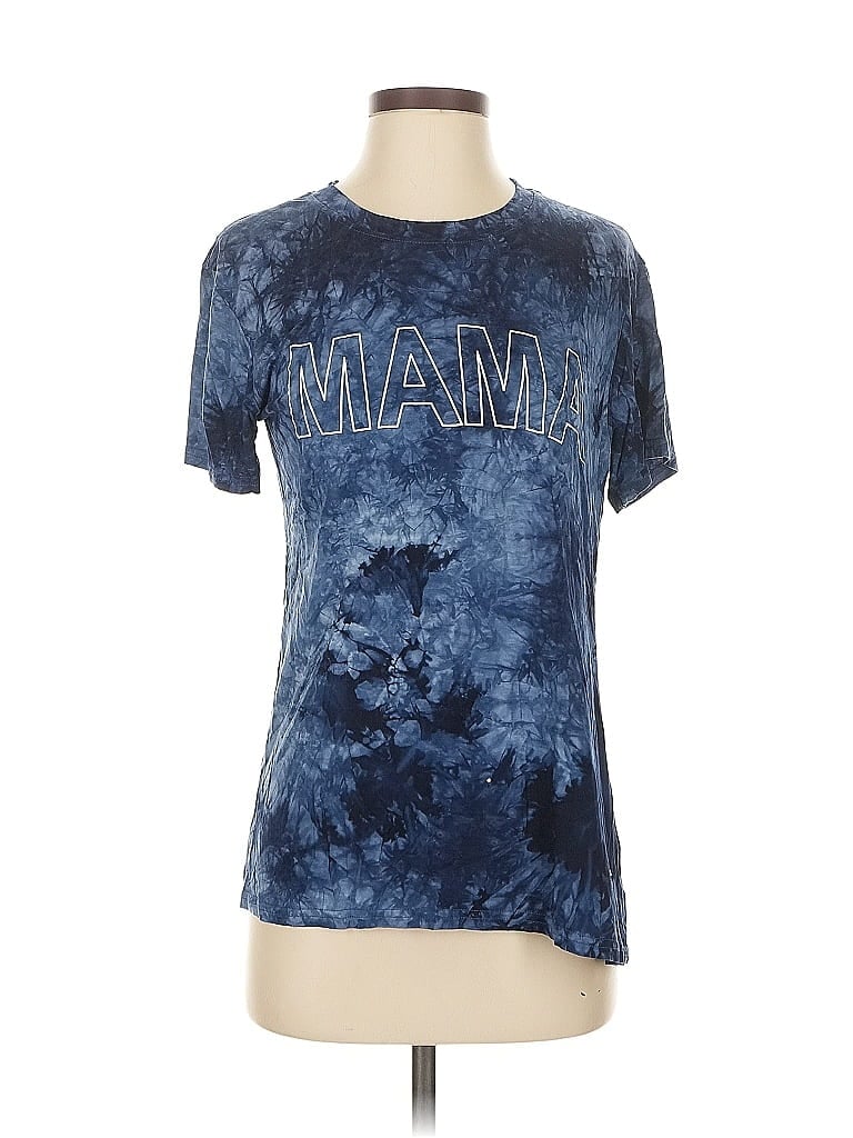 Pre-owned Unbranded Short Sleeve T-shirt In Blue