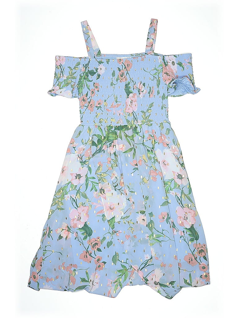 Pre-owned Rare Editions Kids' Dress In Blue