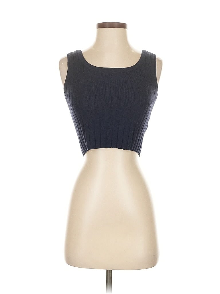 Pre-owned Sincerely Jules Tank Top Gray Strapless Neckline Tops