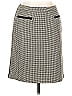 Max Mara Houndstooth Gray Black Wool Skirt Size 10 - photo 1