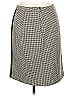 Max Mara Houndstooth Gray Black Wool Skirt Size 10 - photo 2