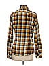 Assorted Brands Plaid Brown Yellow Long Sleeve Button-Down Shirt Size S - photo 2