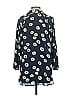 CAbi 100% Polyester Floral Blue 3/4 Sleeve Blouse Size XS - photo 2