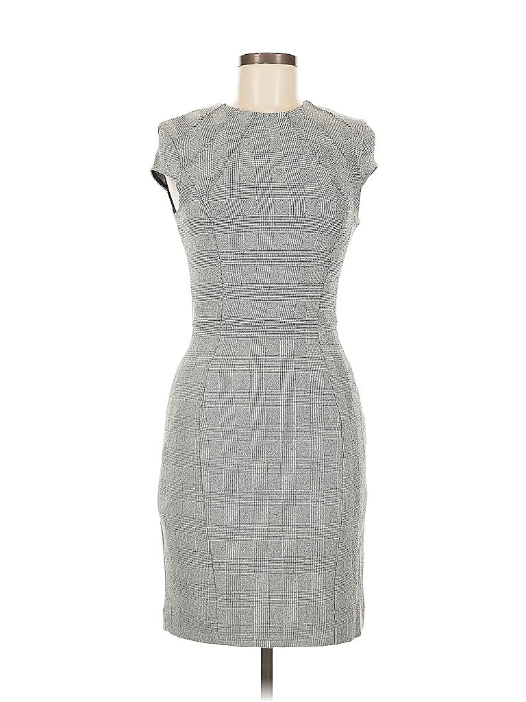 Pre-owned H&m Cocktail Dress In Gray