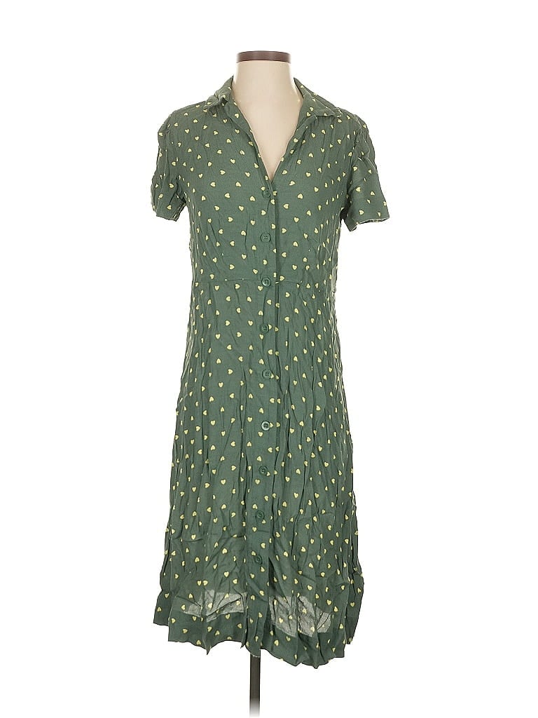 Pre-owned Free Assembly Casual Dress In Green