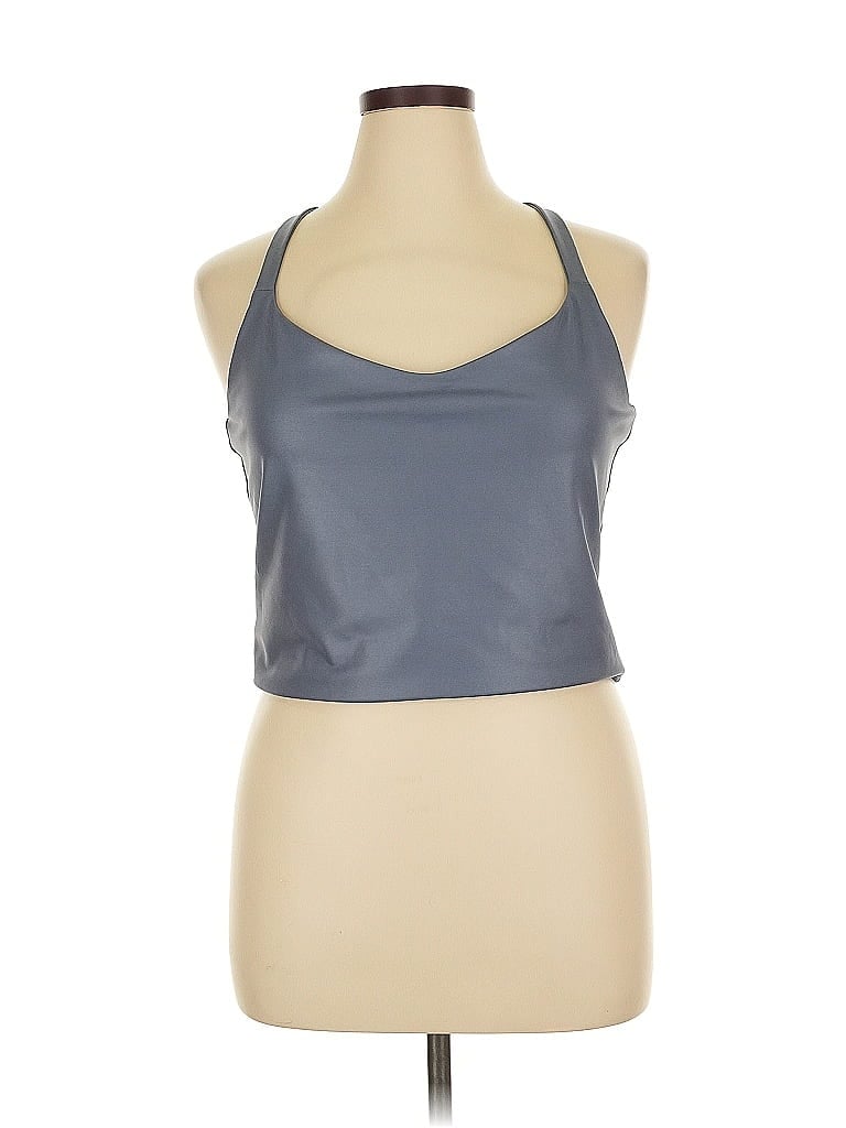 ABERCROMBIE & FITCH Pre-owned Tank Top Gray Halter Neckline Tops