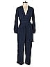 Whistles 100% Polyester Polka Dots Blue Jumpsuit Size 6 - photo 1