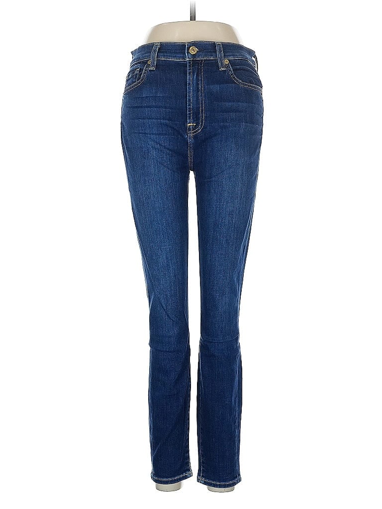 Pre-owned 7 For All Mankind Jeans In Blue