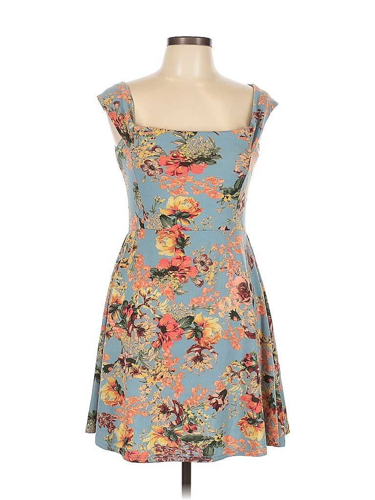 Pre-owned Angie Cocktail Dress In Blue