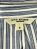Max Studio Stripes Blue Long Sleeve Button-Down Shirt Size S - photo 7
