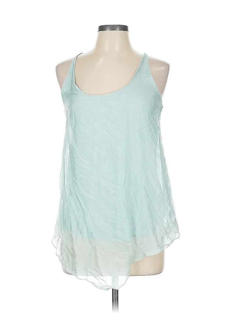 Pre-owned Baci Sleeveless Blouse In Green