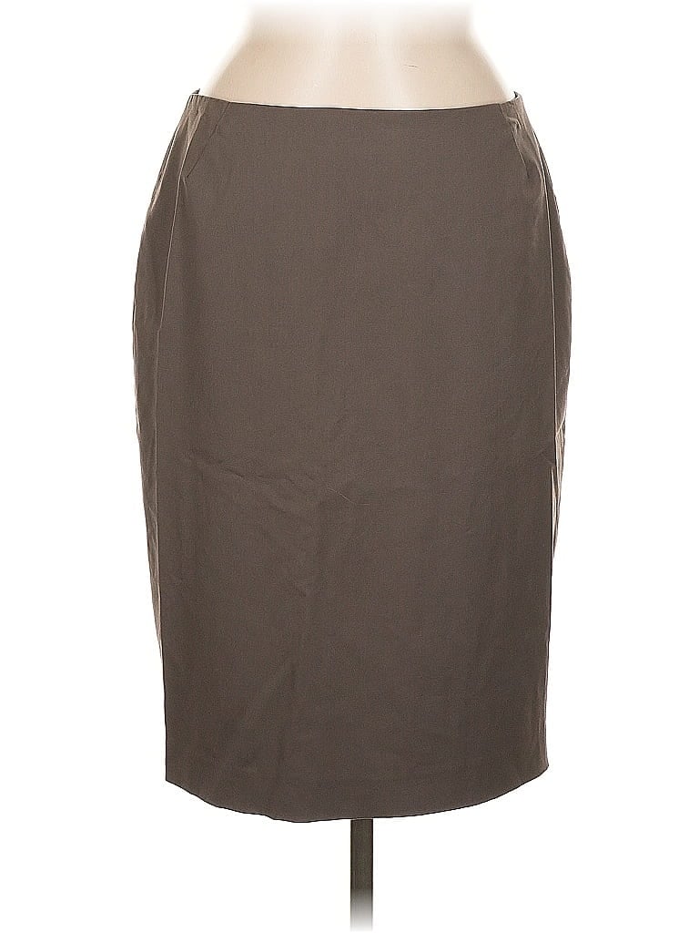 Click to view more detailed imagery on our partner's website Pre-owned Lafayette 148 Wool Skirt In Brown