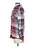 Coupé Collection Plaid Burgundy Long Sleeve Button-Down Shirt Size S - photo 5