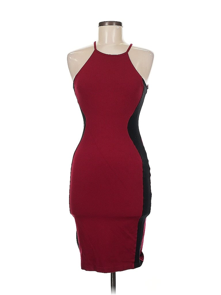 Pre-owned G By Guess Cocktail Dress In Burgundy