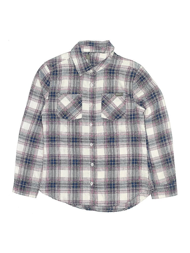 Click to view more detailed imagery on our partner's website Pre-owned Eddie Bauer Kids' Long Sleeve Henley Shirt In Silver