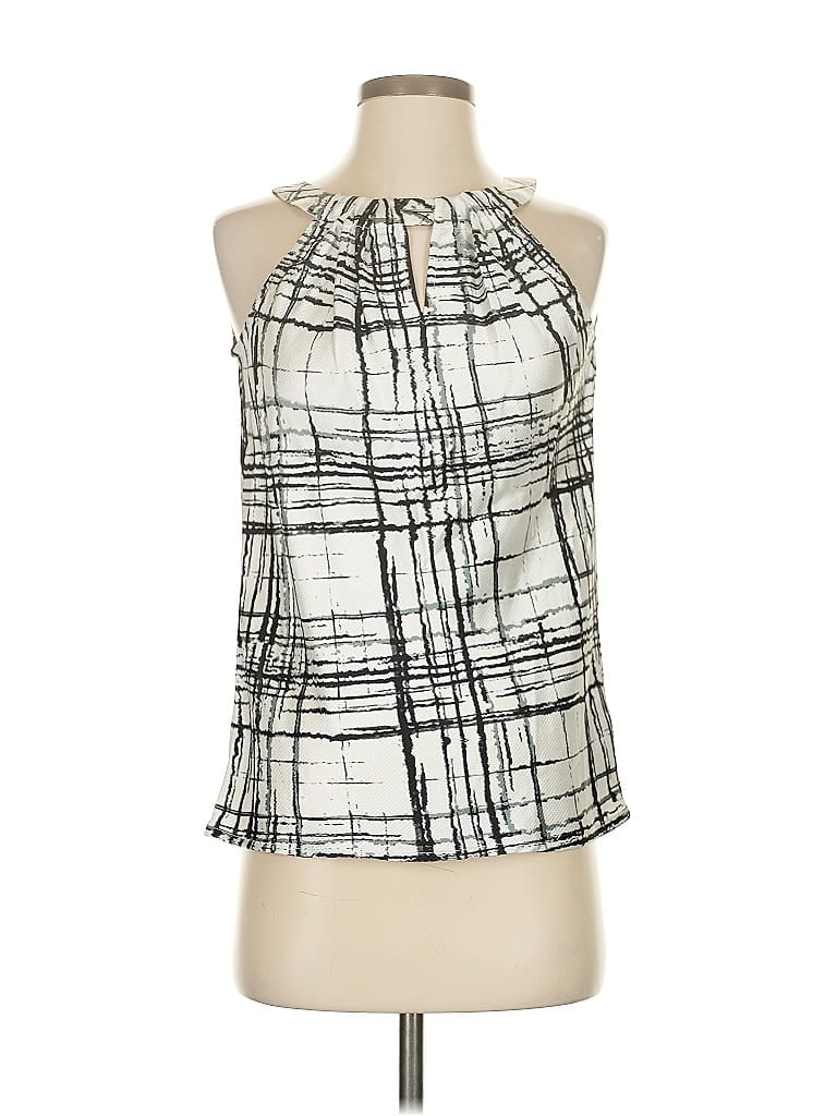 Pre-owned The Limited Sleeveless Blouse In White