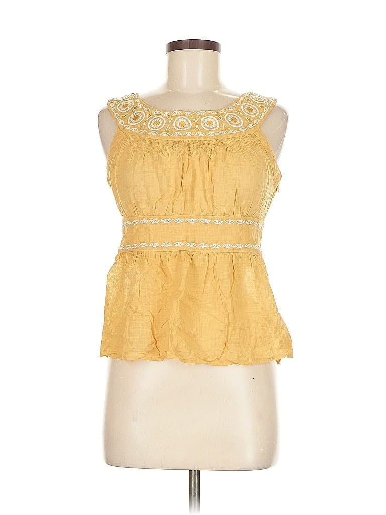 Pre-owned Floreat Sleeveless Blouse In Orange