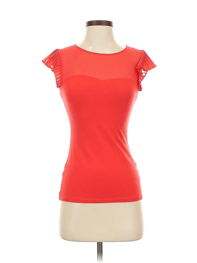 Pre-owned Express Short Sleeve T-shirt In Red