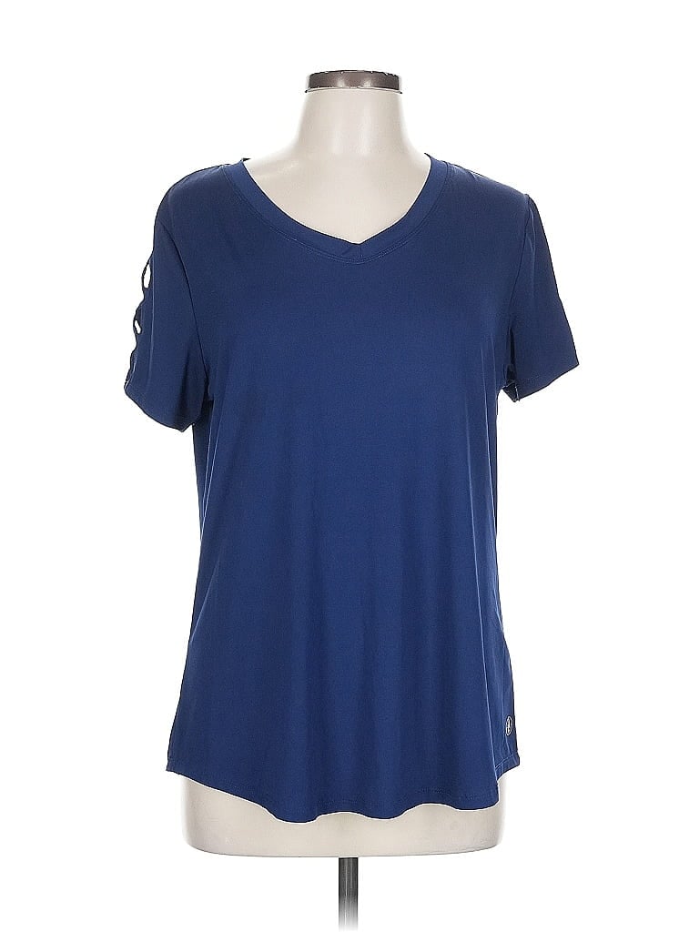 Pre-owned Adrienne Vittadini Active T-shirt In Blue