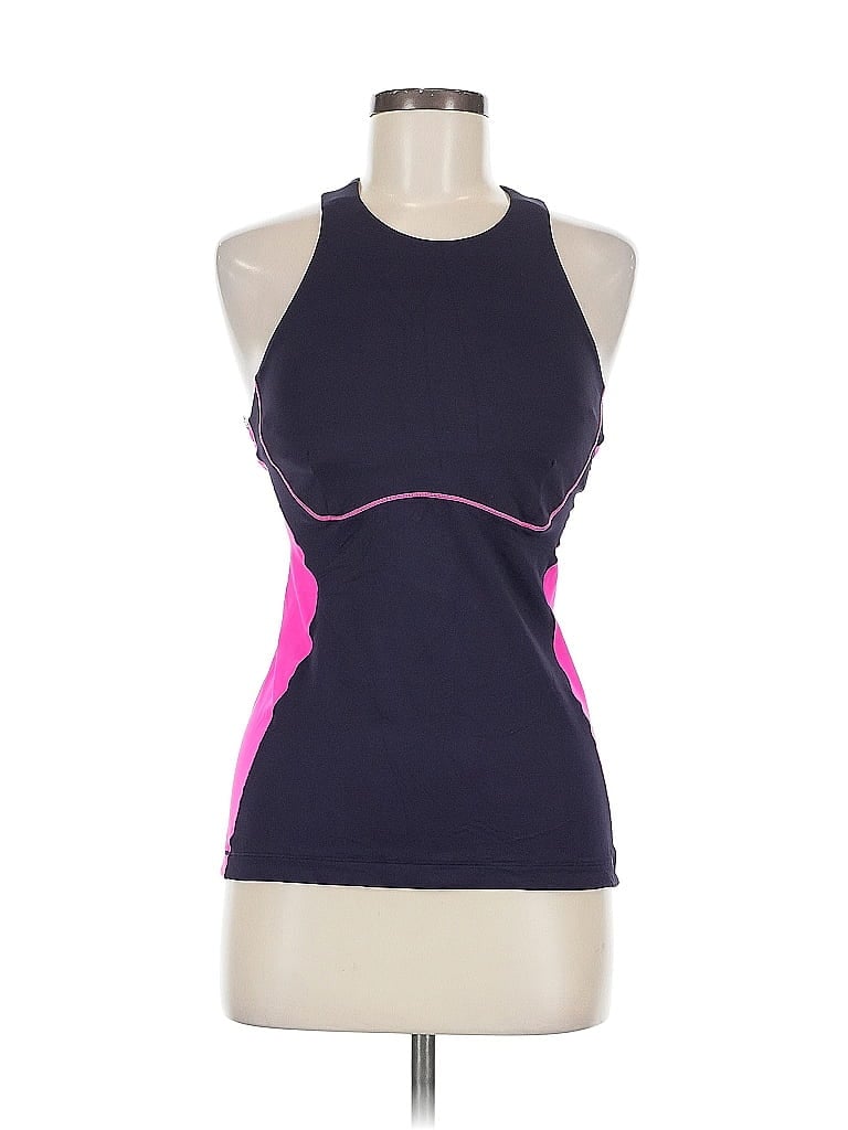 Pre-owned Lululemon Athletica Active Tank Top In Blue