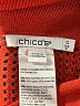 Chico's Houndstooth Red Long Sleeve Blouse Size Sm (0) - photo 7