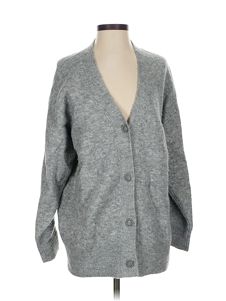 Pre-owned Primark Cardigan Sweater In Gray