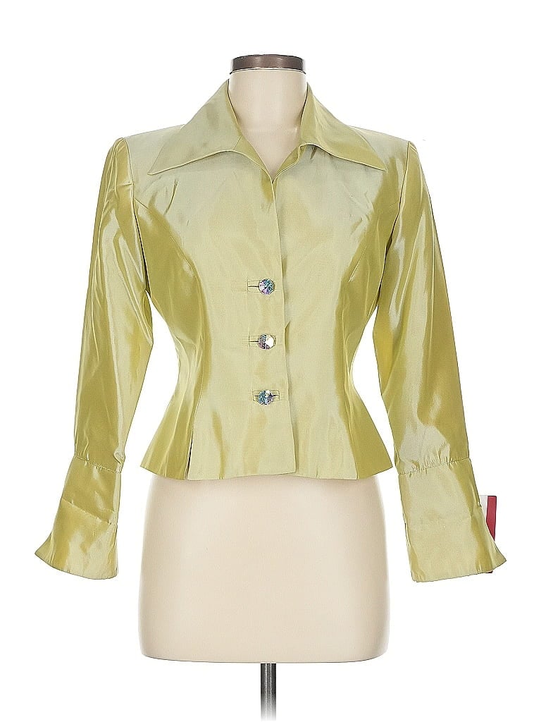 Js Collections Jacket In Green
