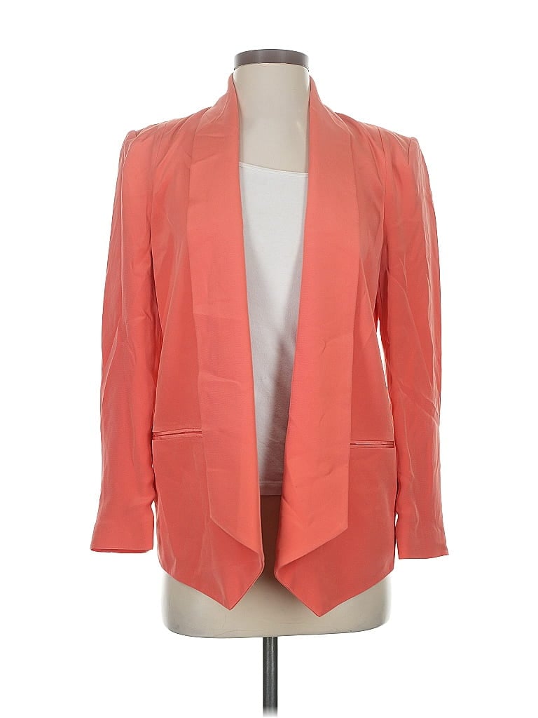 Rebecca Minkoff Silk Blazer Jacket In Orange