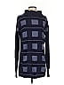 Joie Checkered-gingham Blue Turtleneck Sweater Size S - photo 1