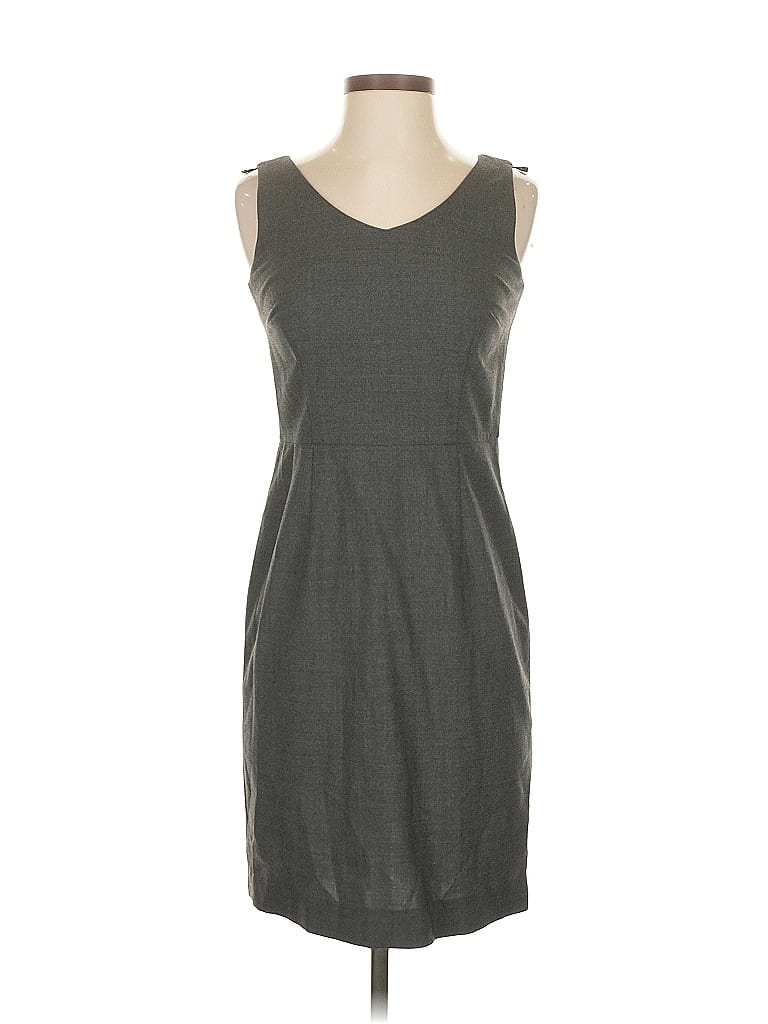 Pre-owned Ann Taylor Casual Dress In Gray