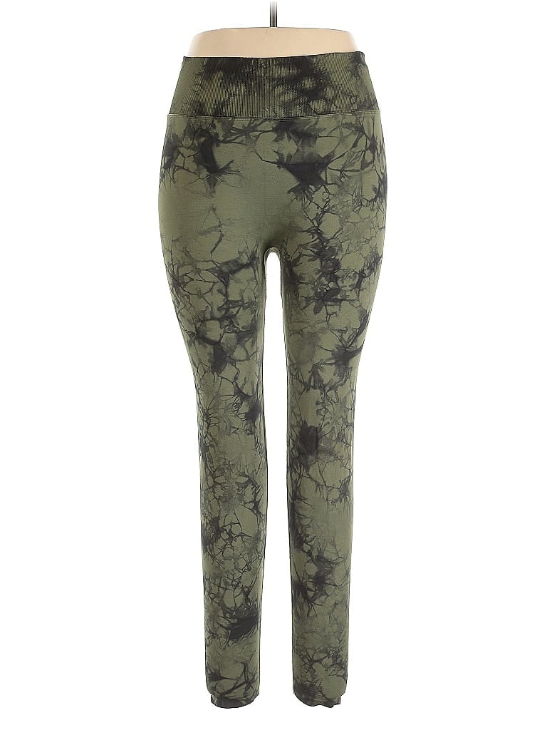 Pre-owned Victoria's Secret Pink Active Pants In Green