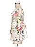 Cyrena Ivory White 3/4 Sleeve Blouse Size M - photo 5