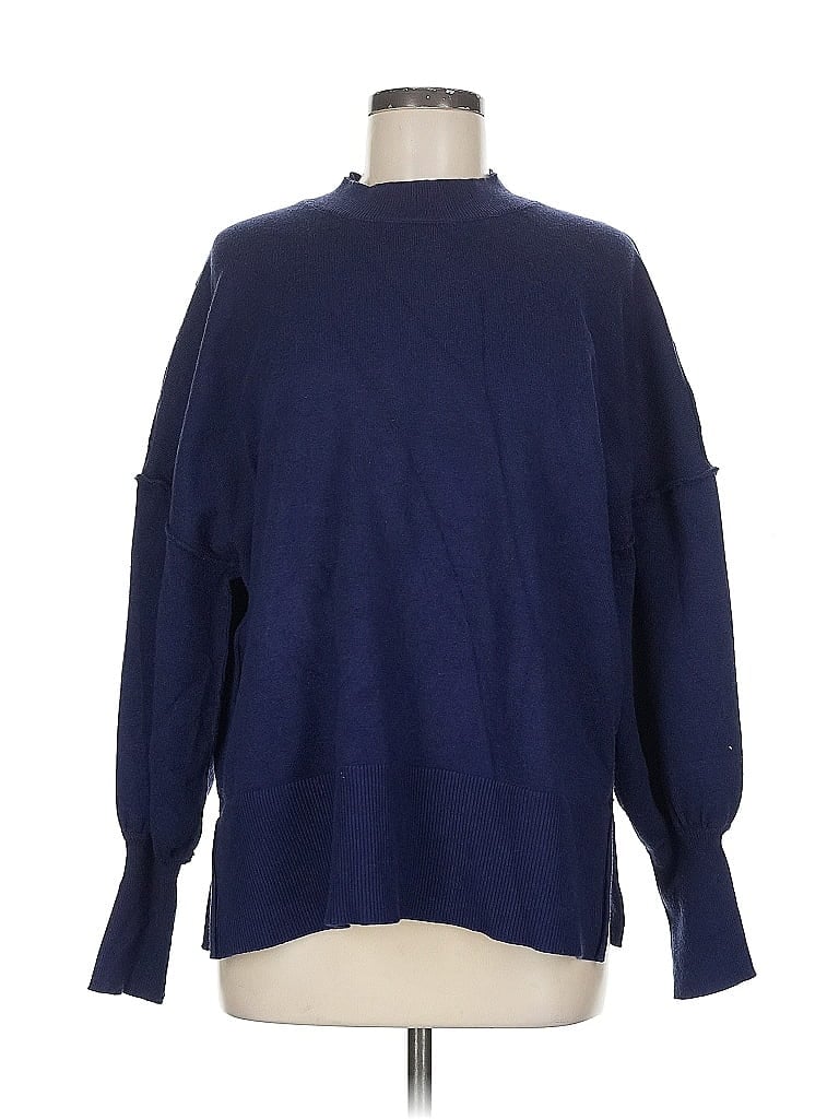 Pre-owned Unbranded Pullover Sweater In Blue