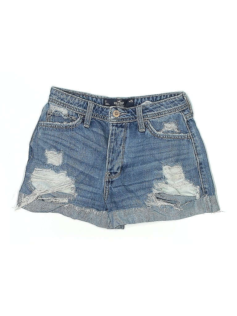 Click to view more detailed imagery on our partner's website Pre-owned Hollister Denim Shorts In Blue