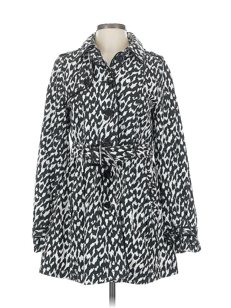 Pre-owned Divided By H&m Coat In Black