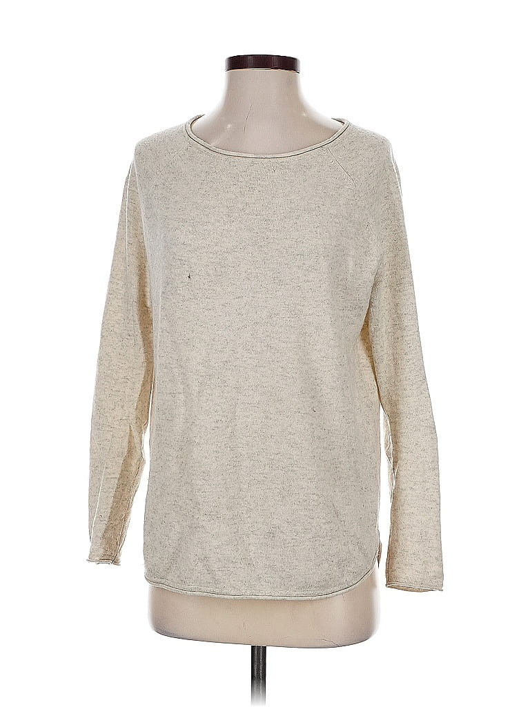 Pre-owned Vince Wool Pullover Sweater In Gold