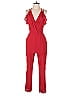Adelyn Rae Solid Red Jumpsuit Size XS - photo 1