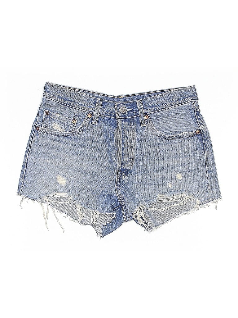 Pre-owned Levi's Denim Shorts In Blue