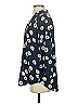 CAbi 100% Polyester Floral Blue 3/4 Sleeve Blouse Size XS - photo 5