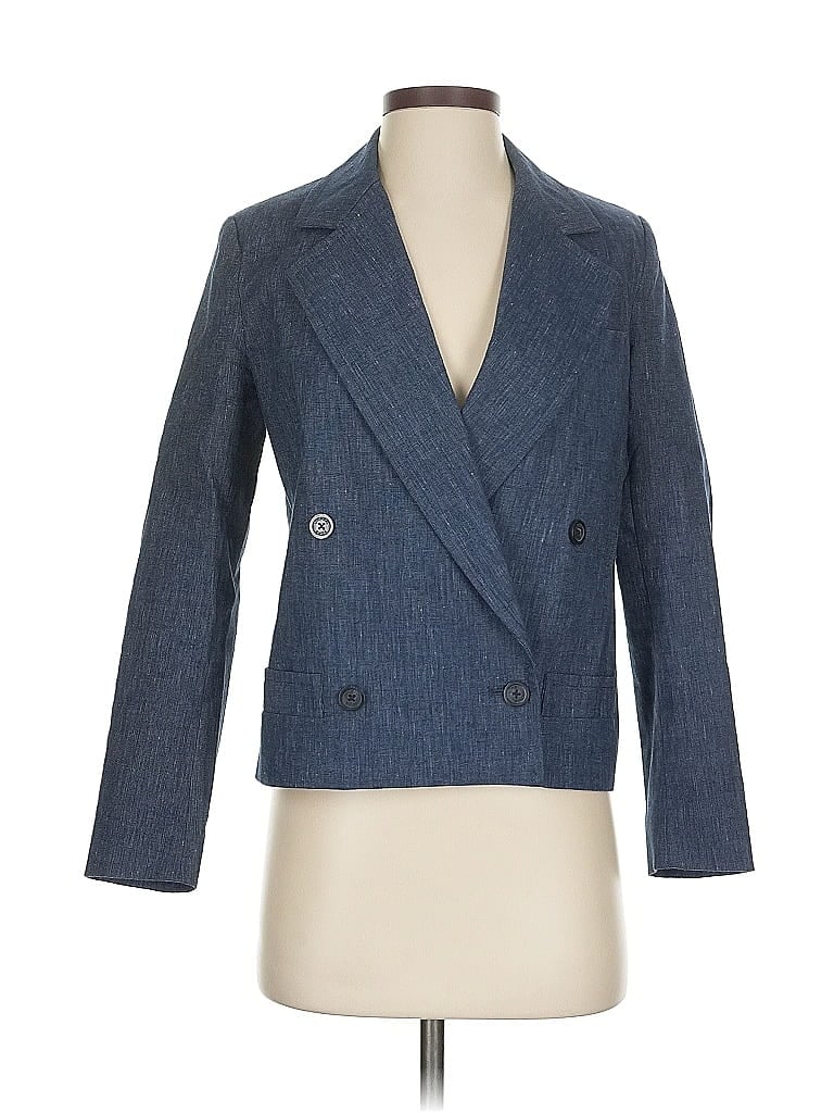 Pre-owned Michael Michael Kors Blazer Jacket In Blue