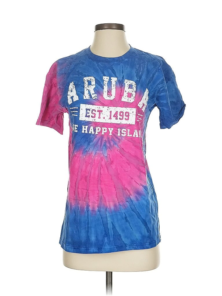 Pre-owned Assorted Brands Short Sleeve T-shirt In Blue