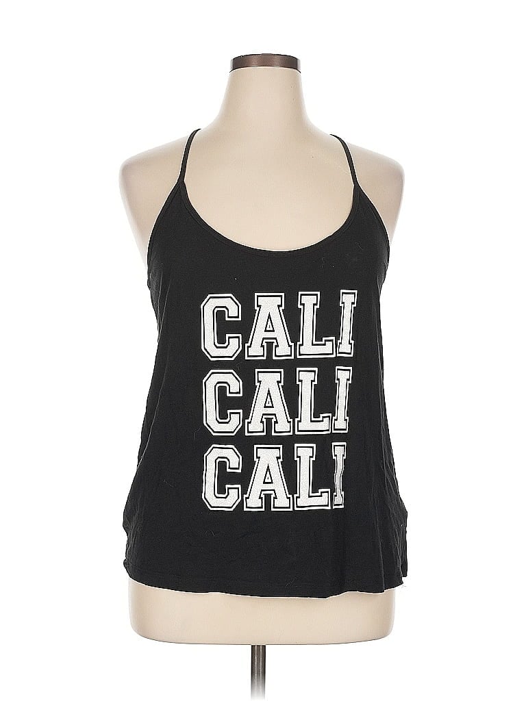 Pre-owned H&m Tank Top Black Halter Neckline Tops