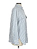 Max Studio Stripes Blue Long Sleeve Button-Down Shirt Size S - photo 4